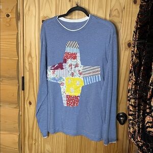 Cross Upcycle With Vintage Quilt